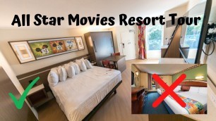 Disney's All Star Movies Refurbished Room and Resort Tour