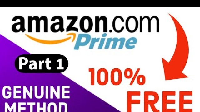 Amazon prime subscription Free 