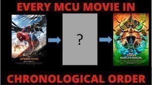 Every MCU Movie In Chronological Order (2020)