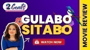 Movie Review Gulabo Sitabo Amazon Prime