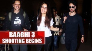 'Baaghi 3 Shooting Begins: Tiger Shroff And Shraddha Kapoor Leave For Mumbai Airport'