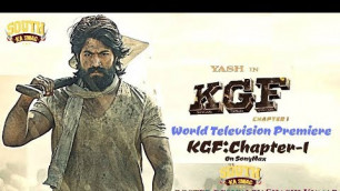 'KGF:Chapter-1 2018 Hindi Dubbed Full Movie - KGF Hindi Dubbed TV Premiere on SonyMax | Yash'