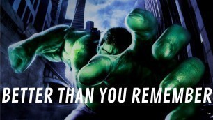 Ang Lee's Hulk: Better Than You Remember