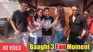 'Baaghi 3 Fan Moment With Shraddha Kapoor And Tiger Shroff'