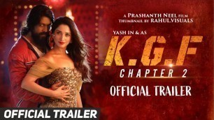 'KGF Chapter 2 Trailer in Hindi Release Date KGF 2 Trailer in Hindi kgf 2 official trailer in tamil'