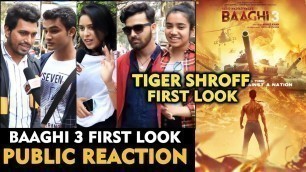 'BAAGHI 3 First Look Poster | PUBLIC REACTION | Tiger Shroff'