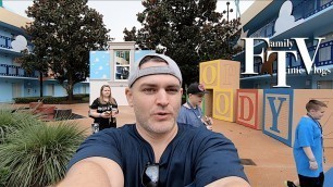 Disney All Star Movies Toy Story Resort Vlog Updated Room Review Disney Resort Hopping and Shopping!