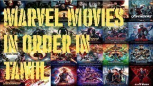 How To Watch Marvel Movies In Order In Tamil