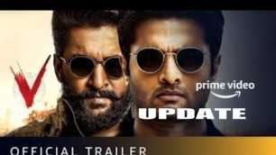V Official Trailer | Nani | Sudheer | Amazon Prime | Telugu Movie | Release Date #VTrailerOnPrime