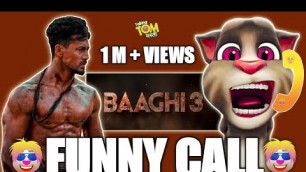 'Tiger Shroff vs Billu Comedy | Baaghi 3 Official Trailer | New Funny Call | By Talking Tom Masti'