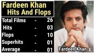 Fardeen Khan Hits And Flops All Movies Box Office Collection Analysis List