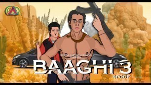 'Baaghi 3 | Official Trailer | Spoof| Tiger Shroff | Shraddha| Riteish| Creative Cartoon Animation'