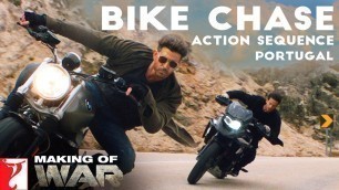 'Making of War | Bike Chase Action Sequence - Portugal, Hrithik Roshan, Tiger Shroff, Siddharth Anand'
