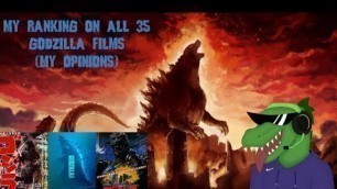 Ranking all 35 Godzilla Films (Old)