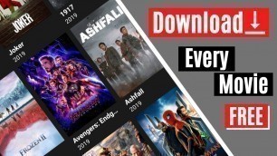 Download Any Movie From Internet | 100% Free 
