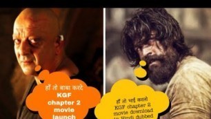 'How to download KGF chapter 2 full movie in Hindi dubbed'