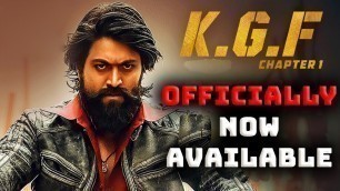 'KGF Chapter 1 Hindi Dubbed Movie | Officially Now Available | South Hindi Dubbed Movie'