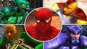 SPIDER MAN THE MOVIE - All Bosses + Ending (PS2/GC/PC/XBOX/GBA)