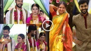 'Mouna Ragam serial ammulu,Ankit marriage | ammulu and Ankit marriage photos'