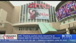 AMC Delays Movie Theater Openings By 2 Weeks