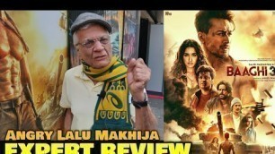 'Angry Lalu Makhija EXPERT REVIEW on Baaghi 3 Movie | Tiger Shroff, Shraddha Kapoor | Ahmed Khan'