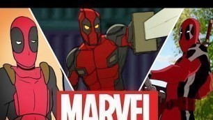 Deadpool Evolution in Cartoons and Anime (2018)