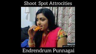 'Endrendrum Punnagai serial / Shoot Spot Attrocities / Zee tamizh / Actor / Deepak Kumar / Anjana'
