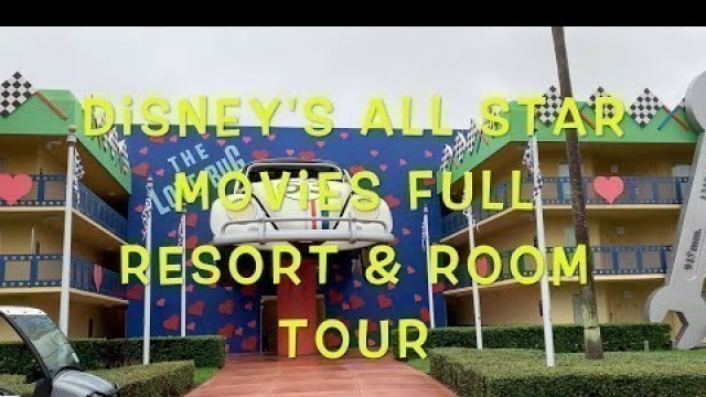 Disney's All Star Movies Full Resort and Room Tour!