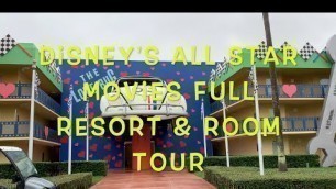Disney's All Star Movies Full Resort and Room Tour!