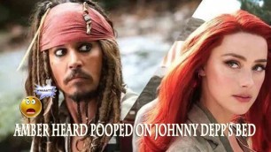 Pictures Of The Alleged Poop Amber Heard Took In Johnny Depp's Bed Have Emerged