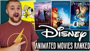 All 58 Disney Animated Movies Ranked