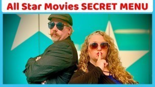 SECRET MENU at DISNEY'S All Star MOVIES Resort | Cinematic Disney Vlog 2020