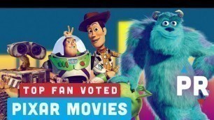 Top 5 Fan Voted Pixar Movies - Power Ranking