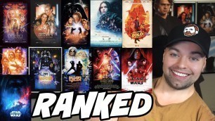 Ranking ALL Star Wars Movies From Best to Worst [My Opinion]