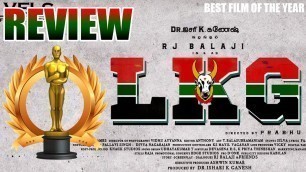 'LKG MOVIE Review | RJ Balaji, Priya Anand, J.K. Rithesh | Leon James |'
