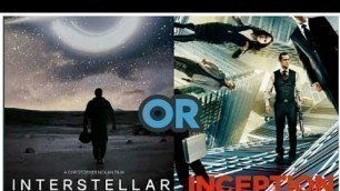 'Inception vs Interstellar | The Ultimate Comparison | Movie Comparison | Movie Analysis'