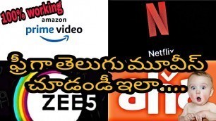 'Top 5 Best FREE WEBSITES to Watch Telugu Movies Online!|'