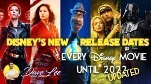 Every New DISNEY MOVIE Release Date ANNOUNCED & UPDATED (including Marvel, Star Wars, Remakes)