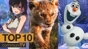 Top 10 Animated Movies of 2019