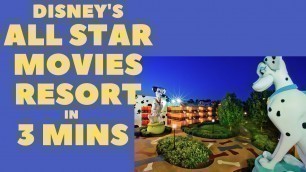 Disney’s ALL STAR MOVIES Resort Full Tour in 3 minutes - Walking Tour and INSIDER TIPS. Disney World
