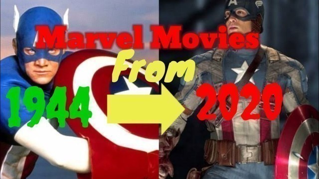 All Marvel movies from 1944 to 2020