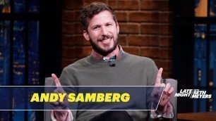 Andy Samberg Hates Seth’s Dog, Frisbee