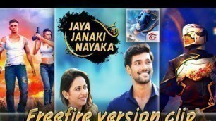 'Jaya janaki nayaka KHOONKHAR | hindi dubbed movie clip freefire version | Sreenivas,Rakul,maxim'