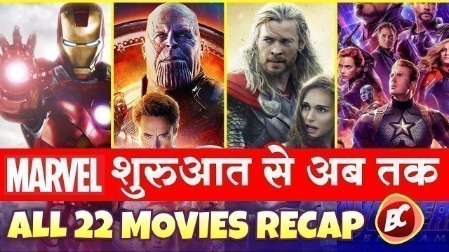 Complete MCU Recap in HINDI | Summary of all movies 10 Years of Marvel Cinematic Universe