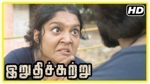'Irudhi Suttru Tamil Movie Scenes | Madhavan vs Ritika Singh | Nasser | Radha Ravi | Sudha Kongara'