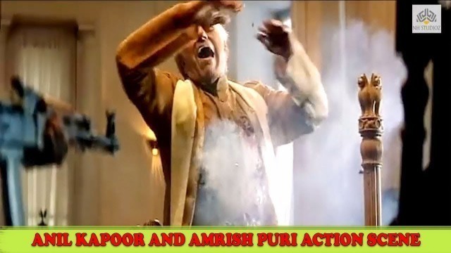 'Anil kapoor Killed Amrish Puri Action Scene from Nayak Movie'