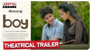 'Boy Telugu Movie Theatrical Trailer | Lakshya Sinha, Sahiti | Amar Viswaraj'