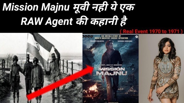 'Mission Majnu Movie Nahi ye ek RAW Agent ki kahani hai | Full story #Sidharth Malhotra'