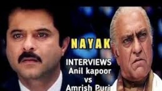'Anil Kapoor Interview with Amrish Puri   Nayak  movie 2001 | Thriller Movie The real hero1'