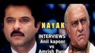 'Anil Kapoor Interview with Amrish Puri   Nayak  movie 2001 | Thriller Movie The real hero1'